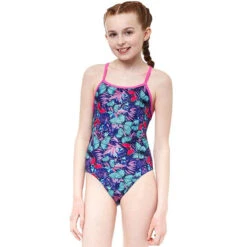 Maru - Farfalla Fly Back Girls Swimsuit - Aqua
