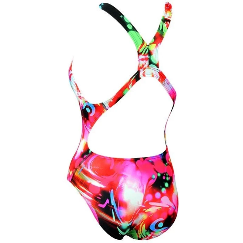 Maru - Groovy Zone Back One Piece Swimsuit - Pink - Image 3