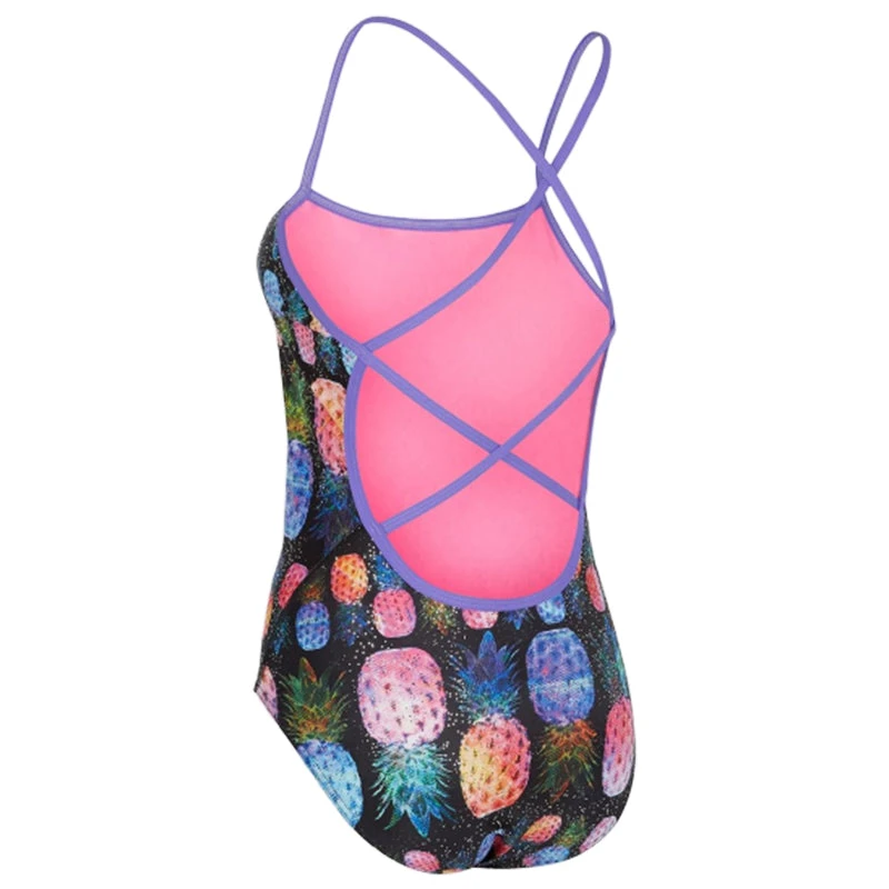 Maru - Pina Colada Ecotech Sparkle Jay Back Ladies Swimsuit - Black/Multi - Image 4