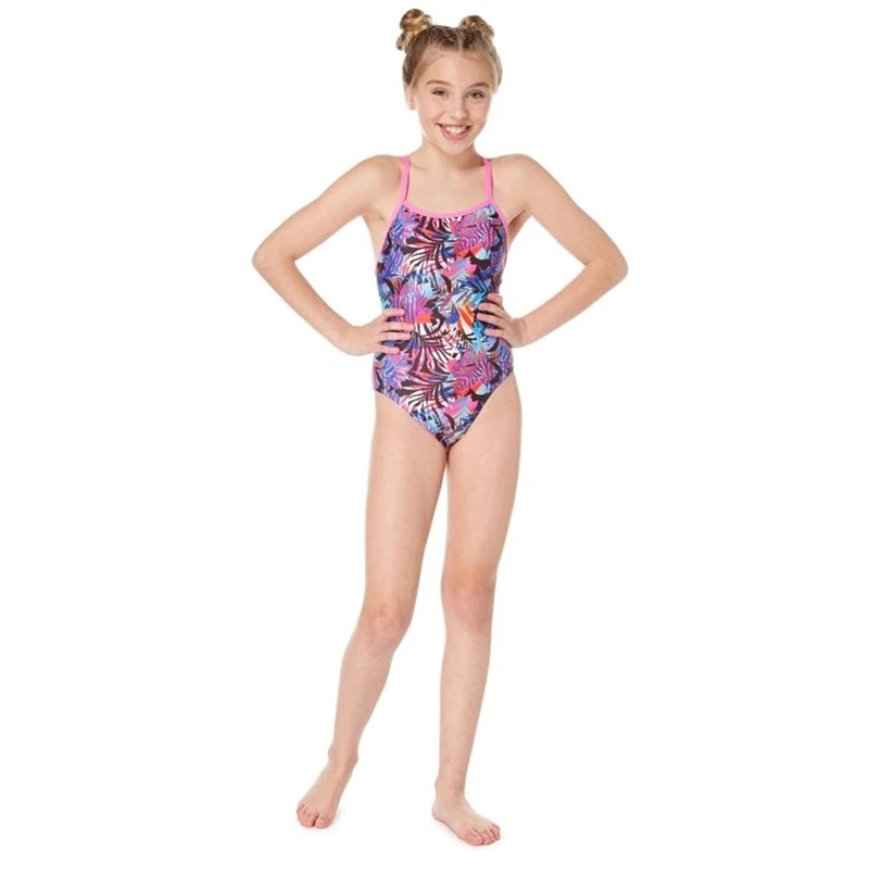 Maru - Savannah Pacer Fly Back Girls Swimsuit - Multi - Image 3