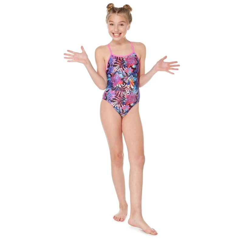 Maru - Savannah Pacer Fly Back Girls Swimsuit - Multi - Image 4