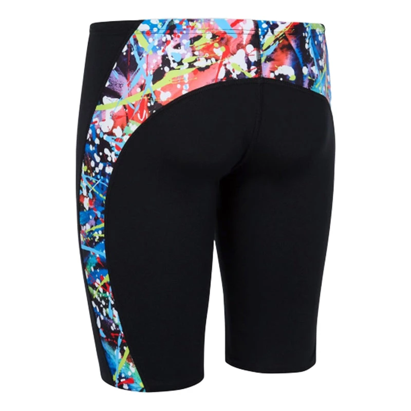 Maru - Splash Ecotech Panel Mens Jammer - Black/Multi - Image 3