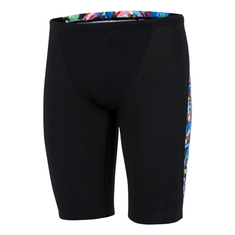 Maru - Splash Ecotech Panel Mens Jammer - Black/Multi - Image 4