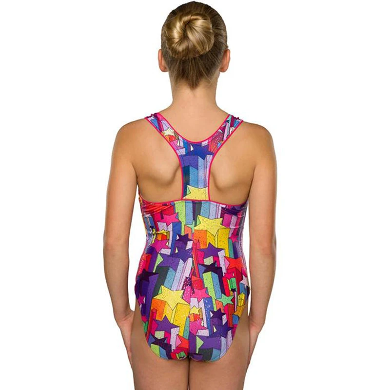 Maru - Stargazer Sparkle Apollo Back Girls Swimsuit - Multi - Image 2