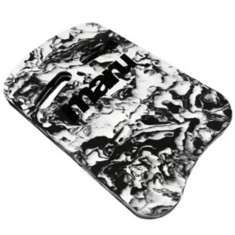 Maru - Swirl Two Grip Fitness Kickboard - Black/White - Image 2