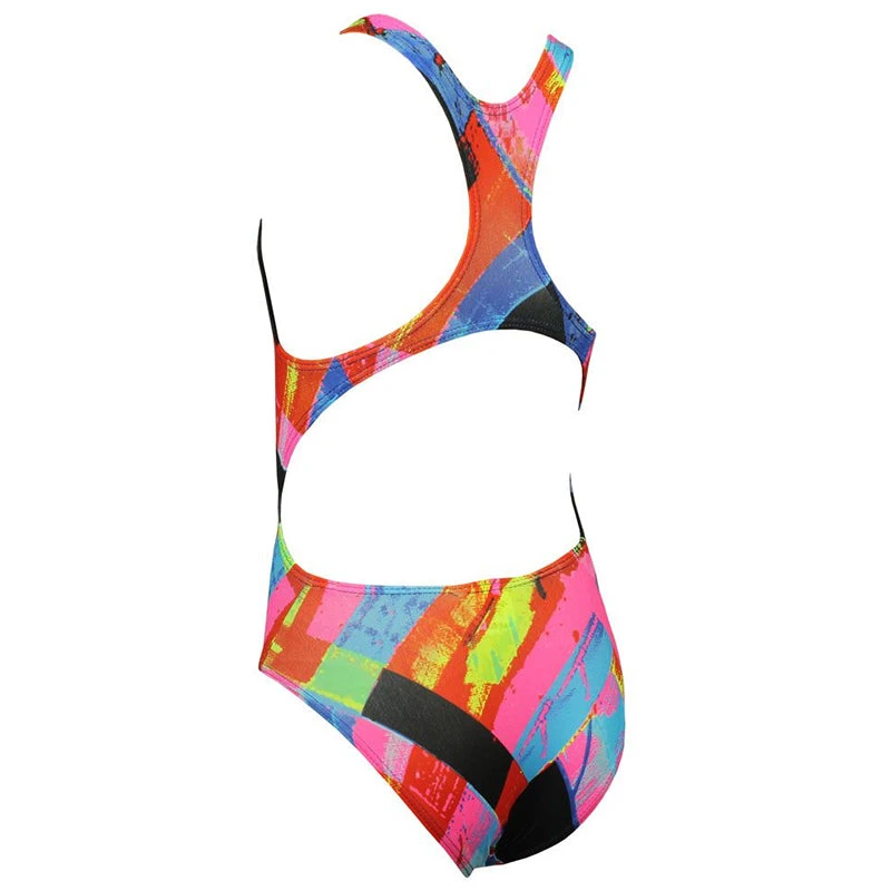 Maru - Woven Pacer Rave Back Girls Swimsuit - Image 5